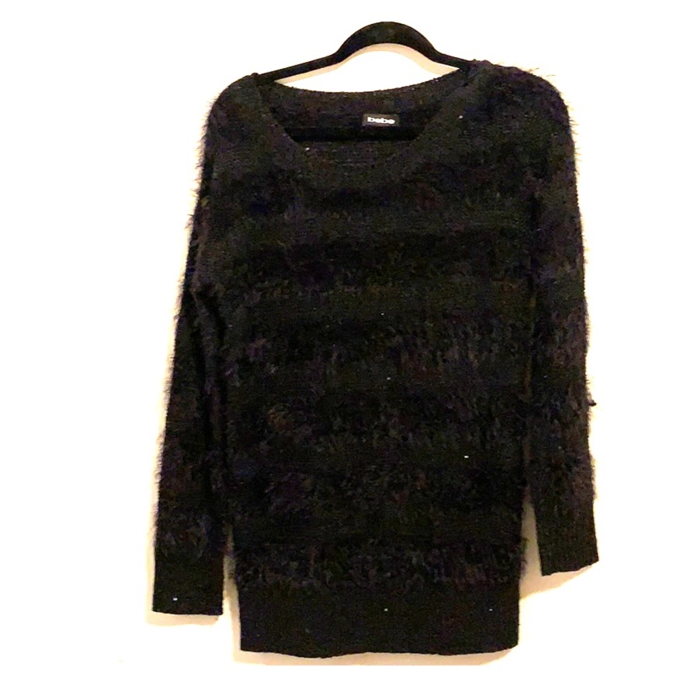 Black long sleeve Bebe Sweater